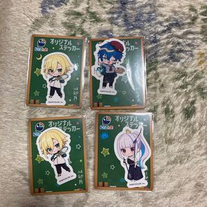 にじさんじ オリジナルステッカー セブンイレブン限定品 4枚まとめ売り