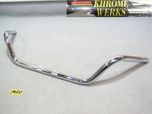 【7450⑧5】　ハーレー・ダビッドソン　1インチ(25.4mm)　KHROME WERKS プルバックバーハンドル　(幅)850×(高)150×(奥行)245mm　スチール_画像1