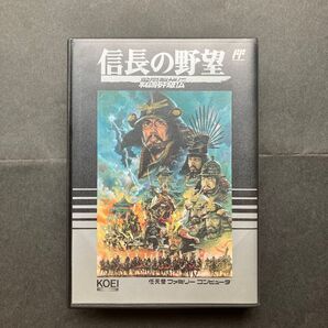 信長の野望 戦国群雄伝 ファミリーコンピュータ 専用のケース ソフト 説明書のセット