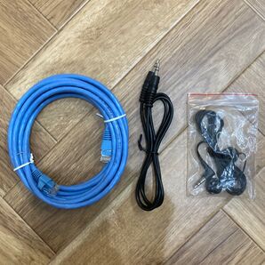 【未使用品】有線LANケーブル・イヤホンジャック・謎ケーブル 未使用3点セット