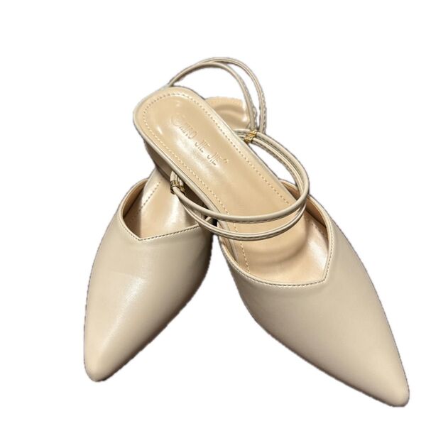 フラットシューズ size EUR39/ベージュ