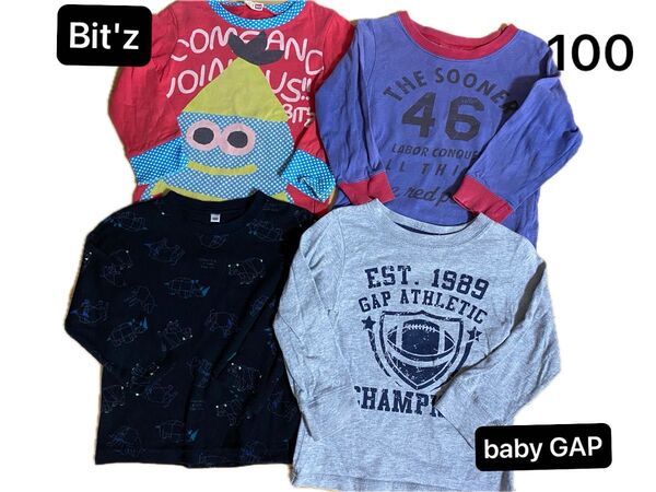 長袖Tシャツ ロンT 長袖 100cm babyGAP Bit'z
