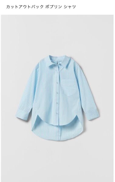 カットアウトバック ZARA シャツ