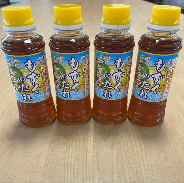 もずくのたれ シークヮーサー果汁入り 4本(220ml x 4)