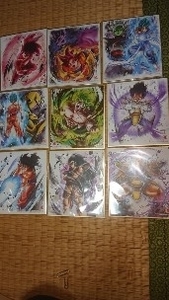 ドラゴンボール色紙art9 9枚セット