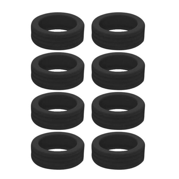 荷物ホイール 5.2x1.5CMトラベルスーツケースホイールカバー 旅行 黒
