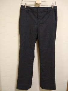 GAP ギャップ 美品 ウール トラウザー スラックス パンツ wool pants ブラック グレー サイズ6 