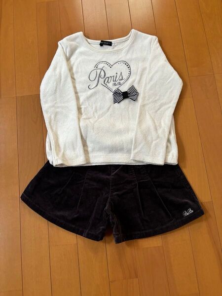 べべ トップス ショートパンツ サイズ120