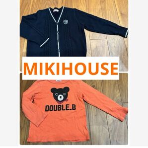 ミキハウス DOUBLE.B ニット 長袖