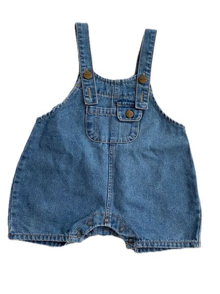 オーバーオール サロペット デニム ベビー服 ベビー ショートオール テータテート バースデイ 70