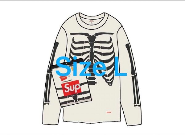 Supreme x Hanes Bones Thermal Crew (1 Pack) "Natural" L