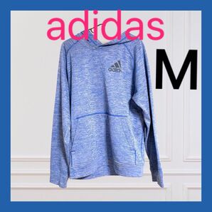 輸入品 adidas スウェットパーカー 裏地フリース サイズM