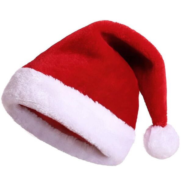 キッズ用 Sサイズ クリスマス サンタ 帽子 ふかふか クリスマスハット 飾り 新年 パーティー用品 コスプレ 仮装 衣装