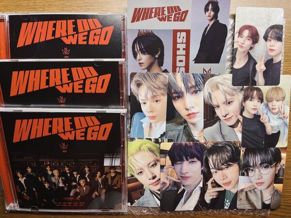 JO1 WHERE DO WE GO トレカセット