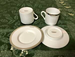  Mikimoto MIKIMOTO international small cup & saucer 2 customer coffee cup tableware 