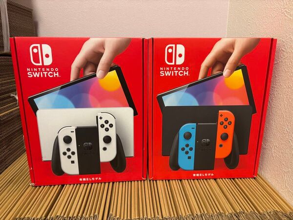 Nintendo switch 本体 有機EL ネオンブルー ネオンレッド ホワイト