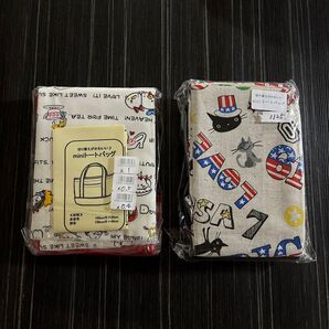 ミニトートバッグ ハンデメイドセット(ネコ柄)