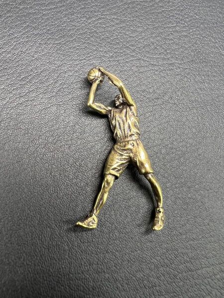 真鍮 バスケ バスケット キーホルダー パーツ ビンテージ レトロ