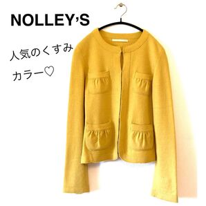 NOLLEY’S トップス カーディガン くすみカラー レディース OL
