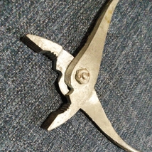 ラビット rabbit 富士重工業 Subaru 車載工具 整備用工具 プライヤー pliers 全長159.1mm. てんとう虫 R-2 360 WRX 錆の跡アリ_画像4