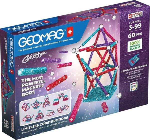 GEOMAG 3D モデル グリッター パネル リサイクル 536 ホワイト ミディアム