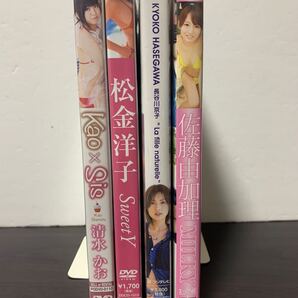 中古DVD アイドルDVD まとめ売り 4本セット 佐藤由加理 / 松金洋子 / 清水かお / 長谷川京子 / アイドルイメージ グラビア IV