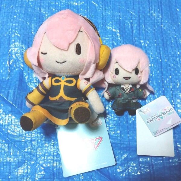 ふわぷち ぬいぐるみ マスコット 巡音ルカ 2点セット