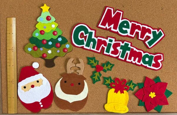 クリスマス壁面飾り