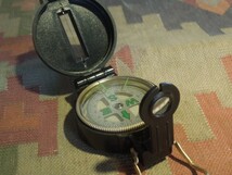 ビンテージ UST ENGINEER LENSATIC COMPASS 1960’Sレンザティック コンパス 方位磁針 登山 キャンプ 液体 レンズ付き サバゲー ミリタリー_画像1