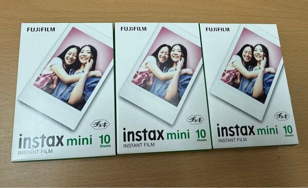 新品 INSTAX チェキ用フィルム MINI インスタントカメラ JP 富士フイルム(FUJIFILM) 10枚 3個セット