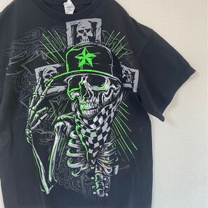 デルタ tシャツ ドクロ 骸骨 L