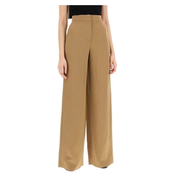 MAX MARA STUDIO Marrone 春夏2024ベージュワイドパンツ