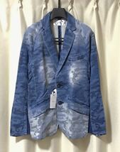 【新品】L.H.P 別注 AKM Contemporary エイケイエム Camouflage JogJacket L 定価18,144円 カモフラ スウェット ジャケット インディゴ_画像1