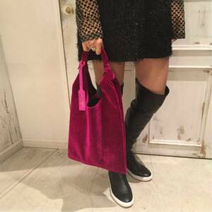 [ прекрасный товар ]anita bilardi bell спальное место сумка магазин сумка большая сумка ручная сумочка розовый Италия H.P.FRANCE