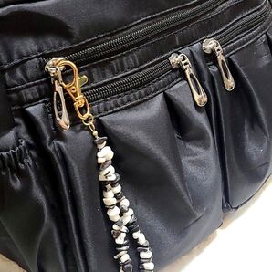 【天然石ストラップ】☆さざれ石約14cm使用の可愛い一点物☆ ※使用例あり