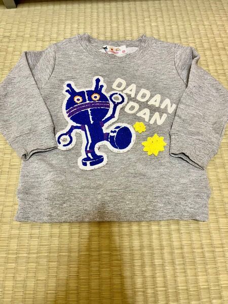 アンパンマン だだんだん トレーナー 90サイズ グレイ色 長袖