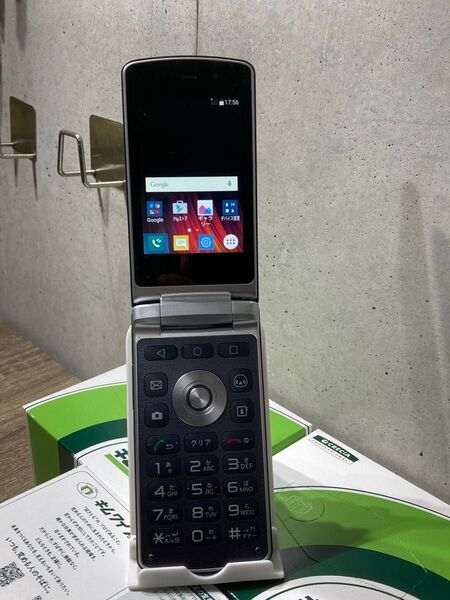 LG Wine Smart LGS01 折り畳み スマートフォン スマホ ガラケー Android ネイビー JCOM