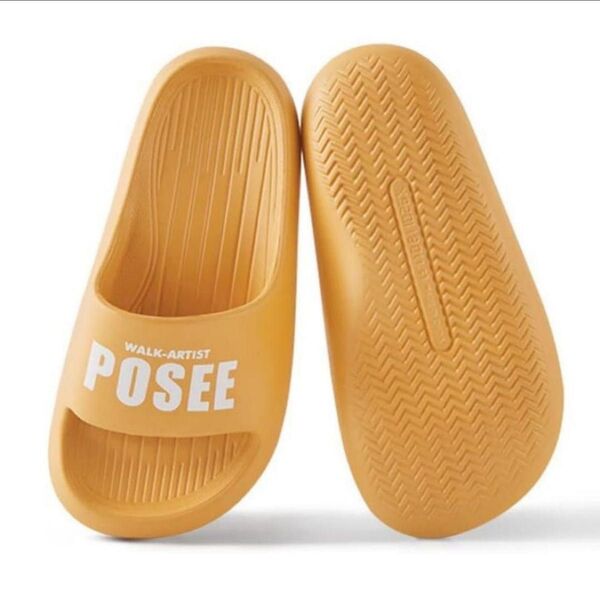 POSEE サンダル バススリッパ イエロー ベランダ 室内 23cm 1-6