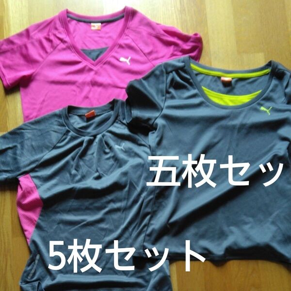 値下げ プーマ、アディダスTシャツ5枚セット
