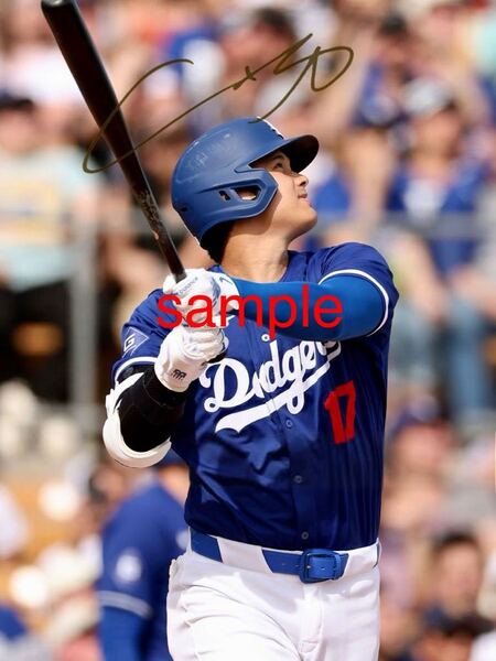 【送料無料】 大谷翔平 高画質 サイン フォト 写真 ポートレート ★★