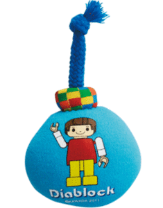  new goods * pet toy *Daiablock diamond block * rope toy * blue * toy * dog 