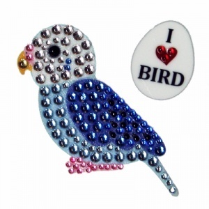  новый товар * ювелирные изделия стикер *se регулирование длиннохвостый попугай * голубой * птица смешанные товары 