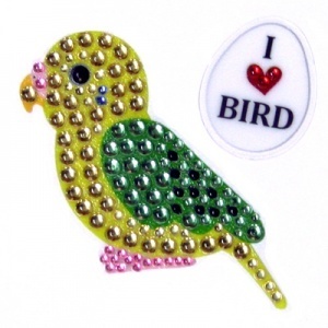  новый товар * ювелирные изделия стикер *se регулирование длиннохвостый попугай * зеленый * птица смешанные товары 