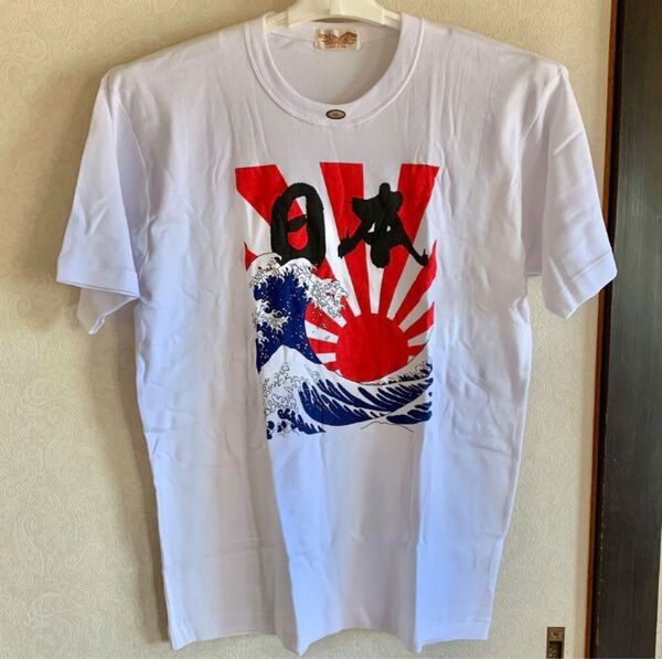 【開封済・未使用・自宅保管・汚れあり】日本Tシャツ Tシャツ