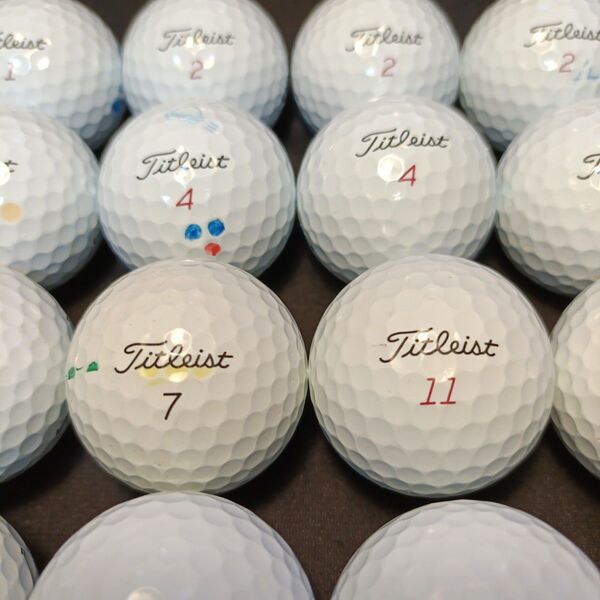 【良品】'21 Pro V1x 24球(白) タイトリスト ロストボール Titleist