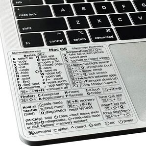 Mac OS ショートカット ステッカー Synerlogic キーボード