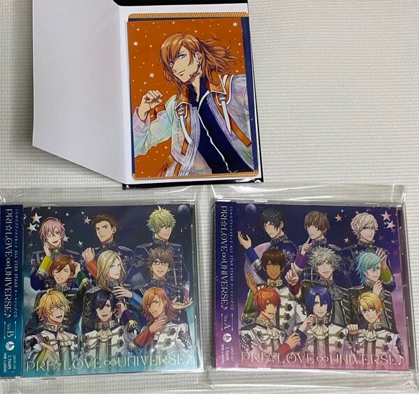 うたプリ ASSMU ASS CD Ver.A、Ver.B スタトレ ムーンシャイン 硬質ケース付きブロマイド レン