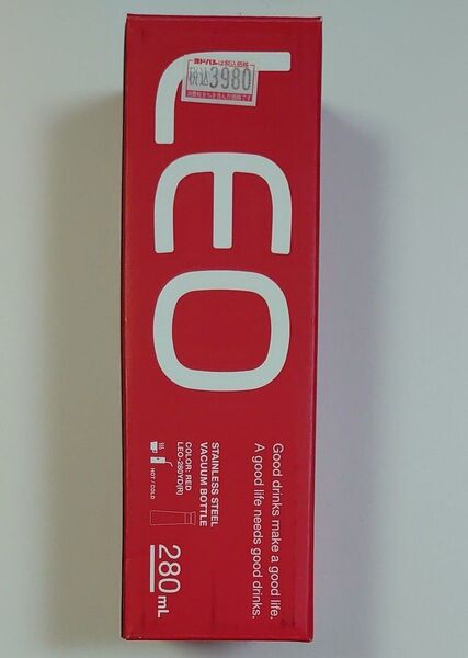 未使用 LED ステンレスボトル 280ml 保温 保冷 水筒 ボトル 給水