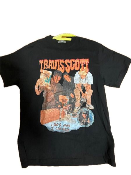 Travis Scott Tシャツ 黒 ストリート