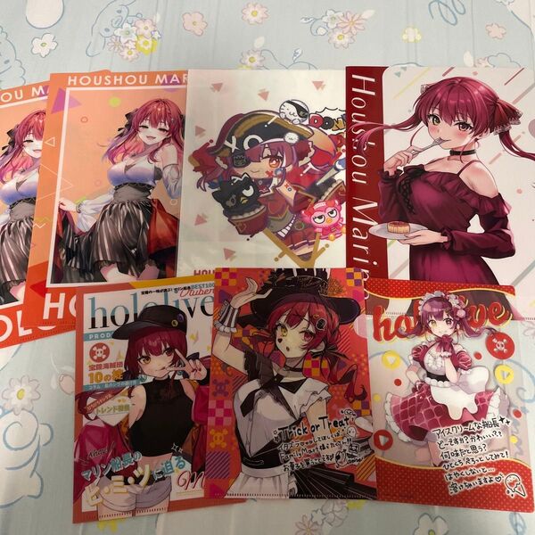 ホロライブ 宝鐘マリン クリアファイル クリアポスター